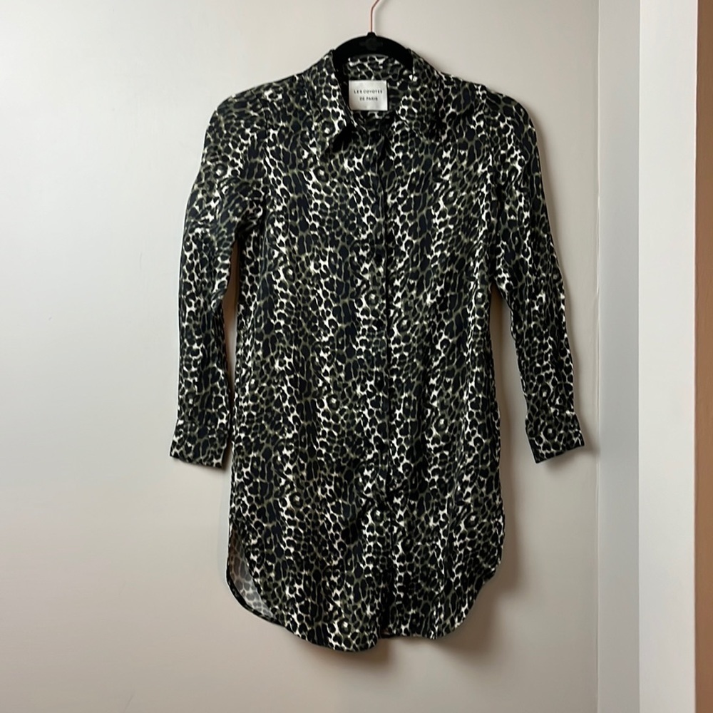 Les Coyotes de Paris leopard print blouse